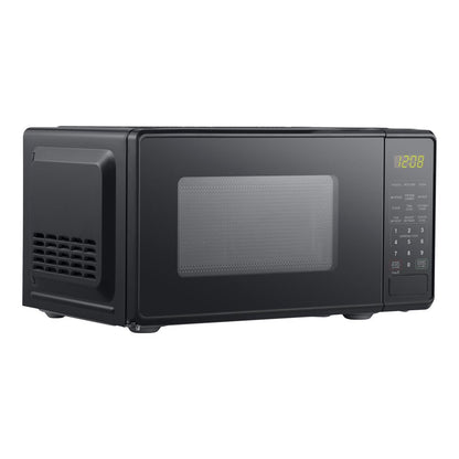 0.7 Cu Ft Countertop Microwave Oven, 700 Watts, Black, New