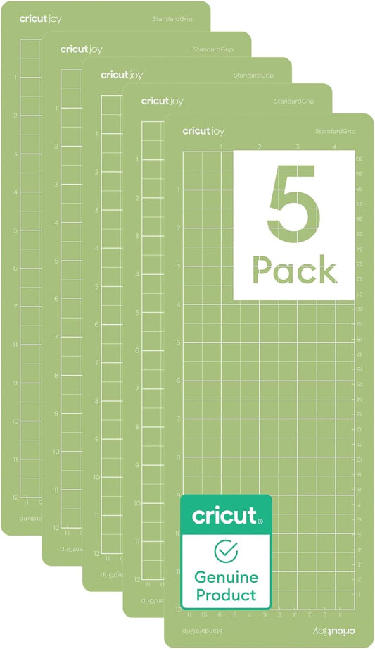 Cricut Standardgrip Cutting Mat Pack (5 Count, 4.5In X 12In) - for Joy Machine