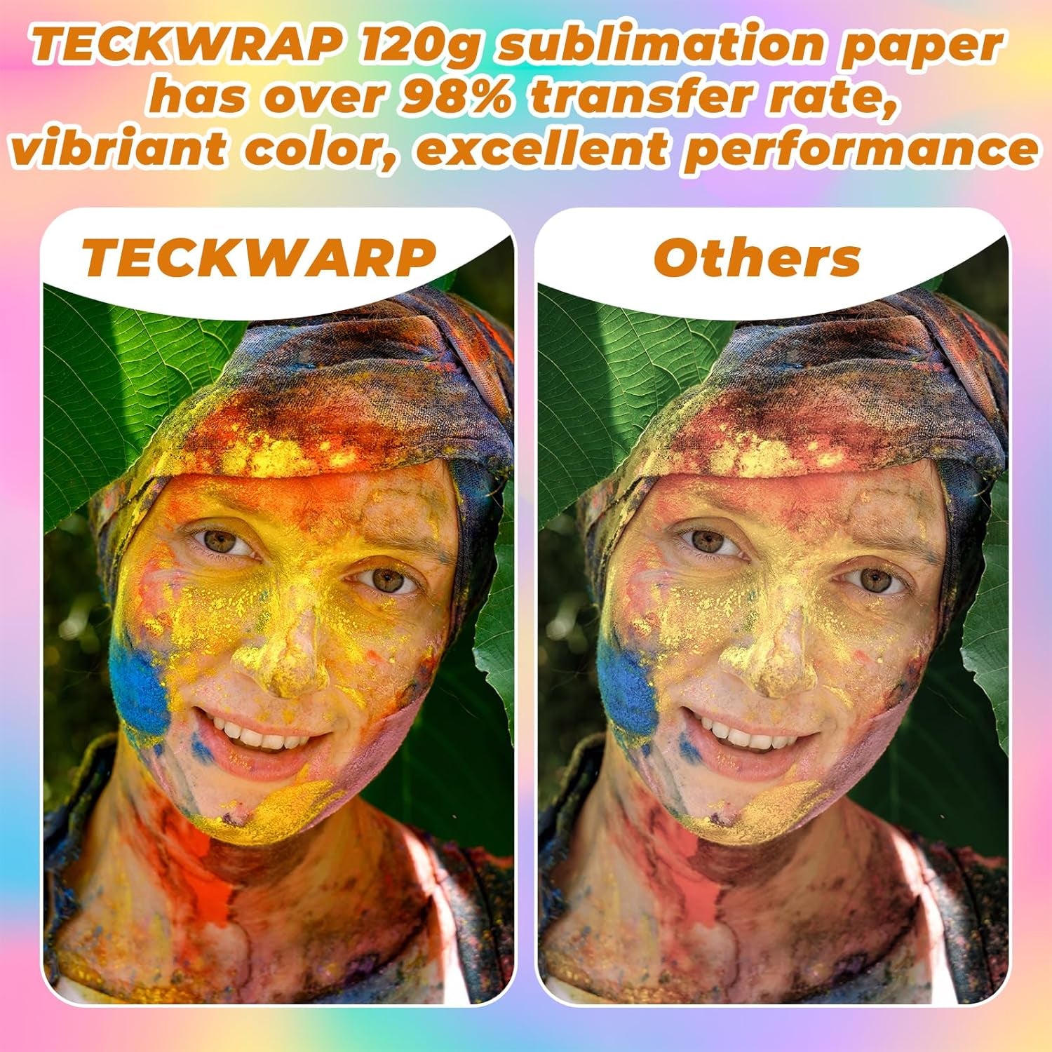 Sublimation Paper 8.3 X 11 Inches - 110 Sheets Sublimation Paper Compatible with Inkjet Printers & Sublimation Inks, High Transfer Efficiency for T-Shirts, Mugs, Crafts