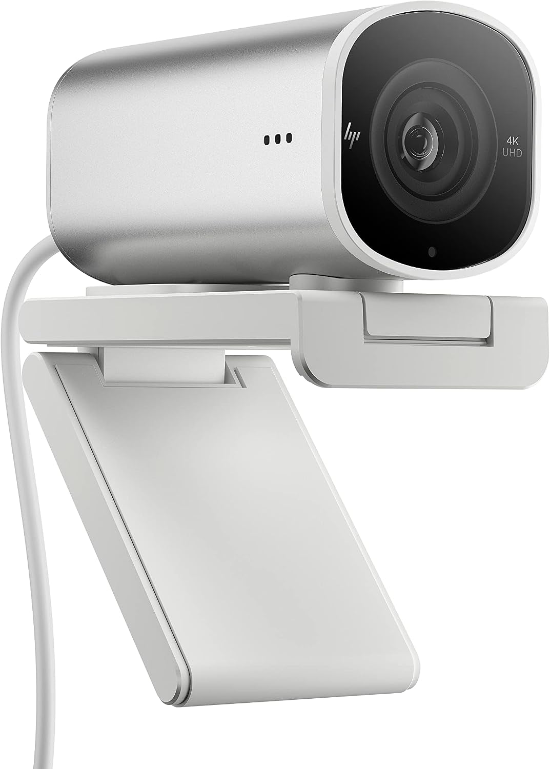 HP 960 4K Streaming Webcam - 4K 30 Fps/1080P 60 FPS Computer Camera & Dual Mics, Noise Reduction, & Privacy Cover - Zoom Certified - Swivel/Tilt Adjust - Color Correction, AF & Framing (695J6AA#ABL)