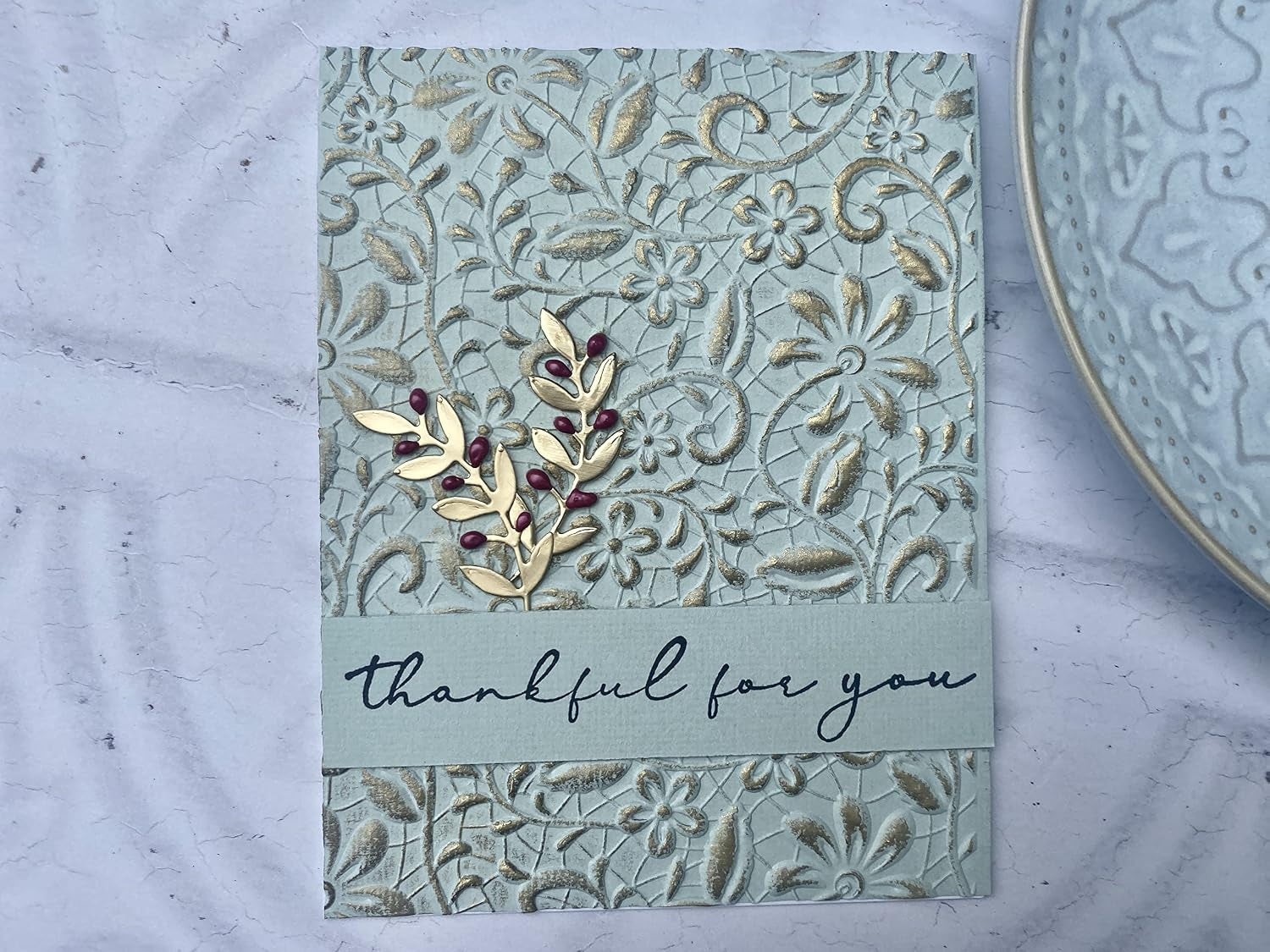 Sizzix 3-D Textured Impressions Embossing Folder Lacey by Kath Breen, 665324