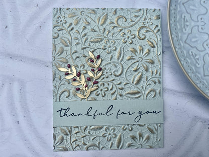 Sizzix 3-D Textured Impressions Embossing Folder Lacey by Kath Breen, 665324