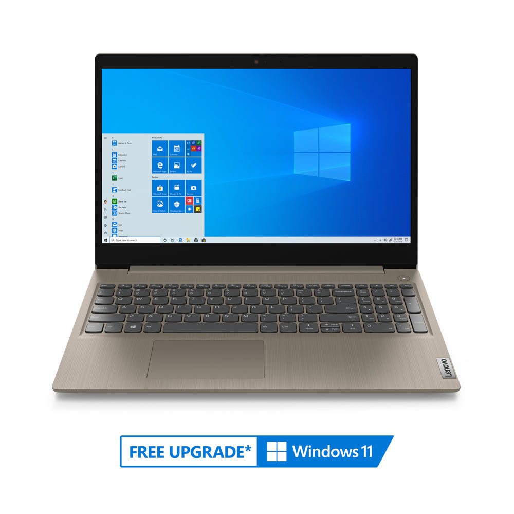 Ideapad 3 15.6" PC Laptop, Intel Core I3-1005G1, 4GB RAM, 128GB SSD, Windows 10, Almond, 81WE0016US