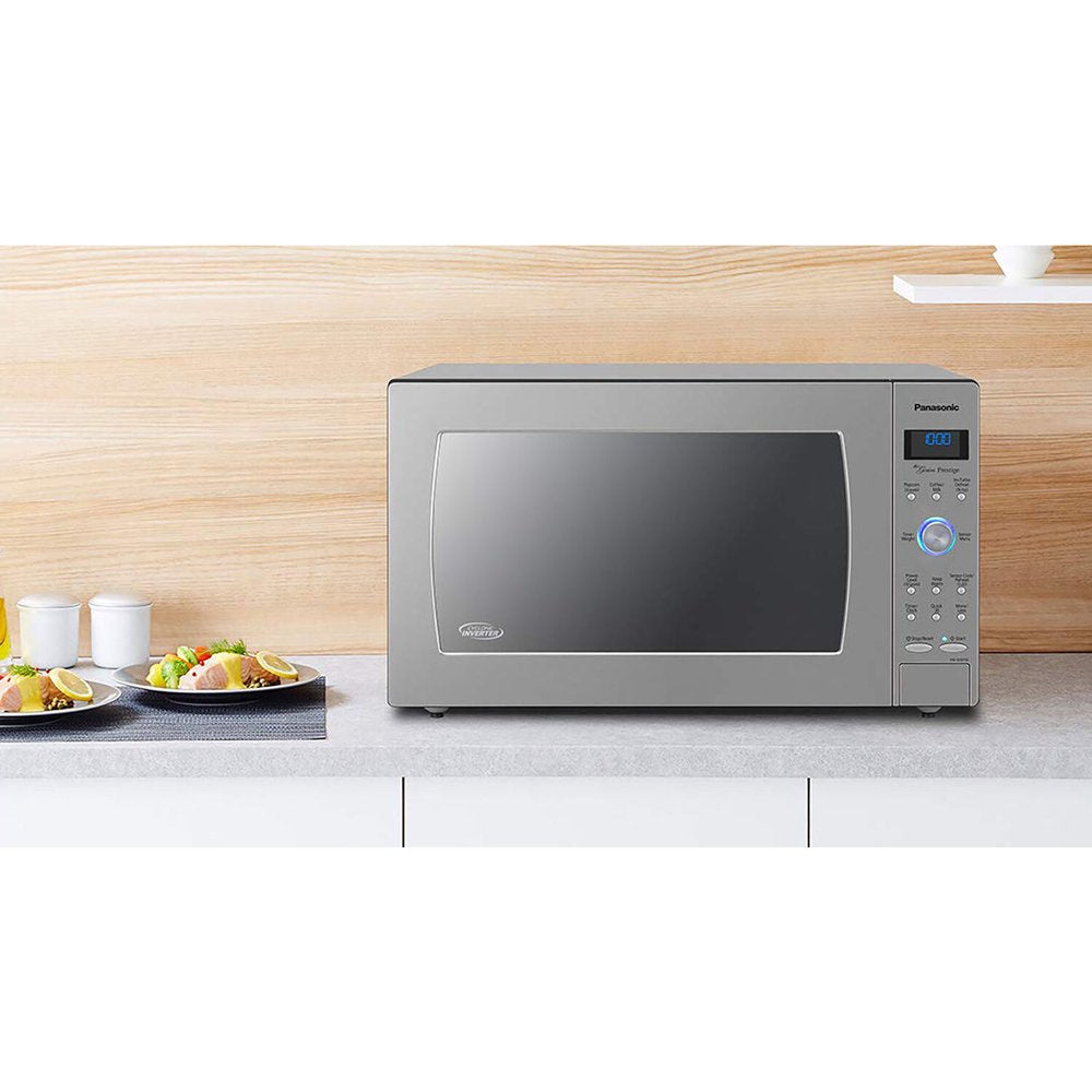 1.6 Cu. Ft. Built-In/Countertop Cyclonic Wave Microwave Oven with Inverter Technology, Stainless Steel NN-SD775S