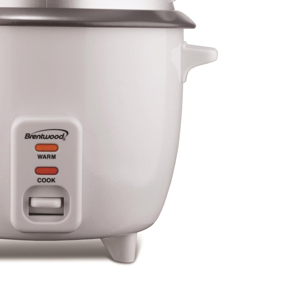 TS-600S 5-Cup Uncooked/10-Cup Cooked Rice Cooker and Food Steamer, White