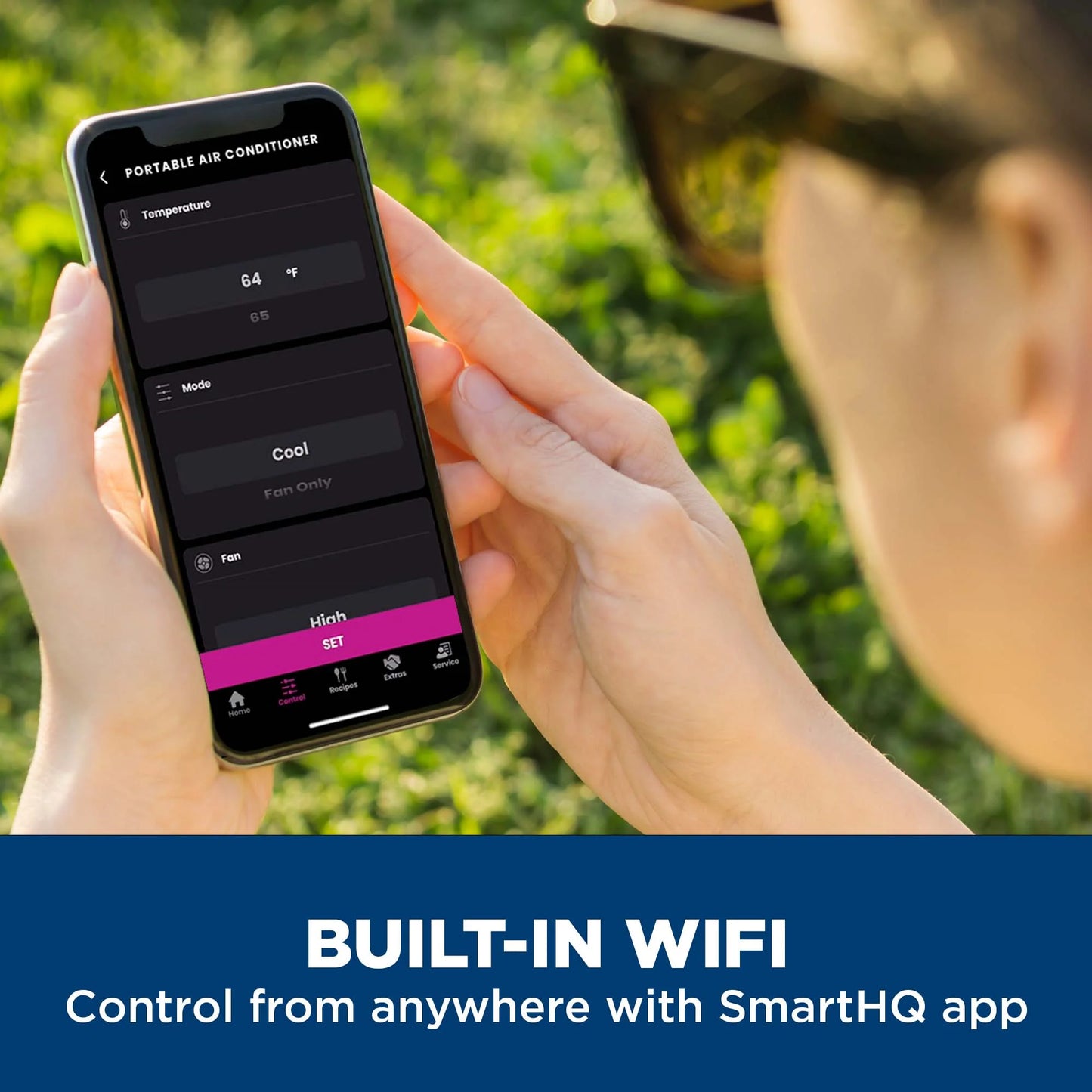 10500 BTU 3-In-1 Portable Air Conditioner for 450 Sq Ft with Included Remote