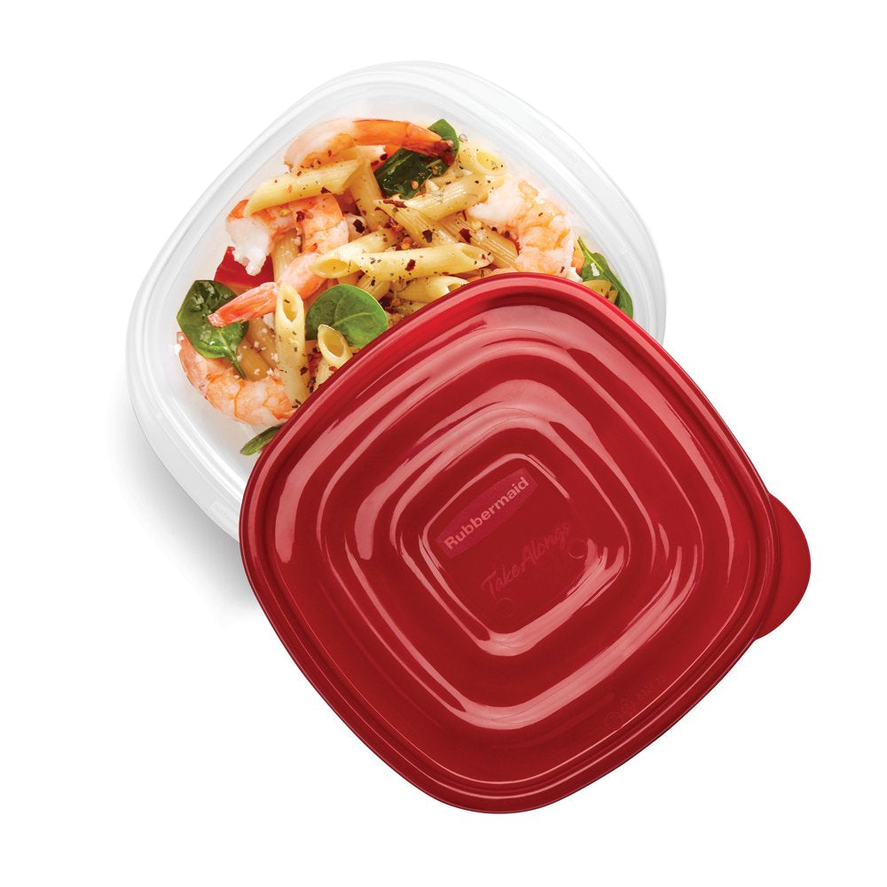 Takealongs 20 Piece Food Storage Container Set, Red