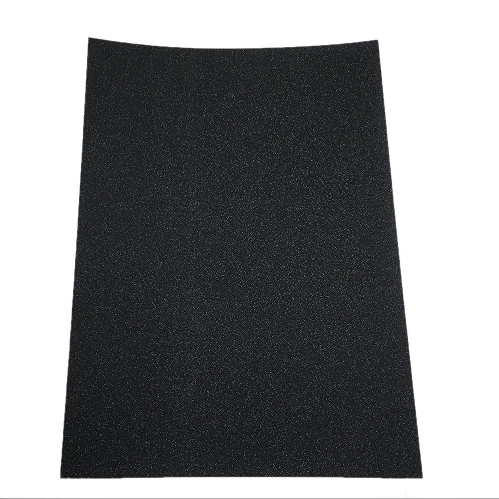 10Pcs A4 Sheets Glitter Cardstock Making Diy Material Sparkling Craftwork Scrapbooking (Black)