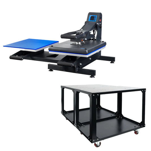 16" X 20" Double Station Auto-Open Heat Press Stand Bundle