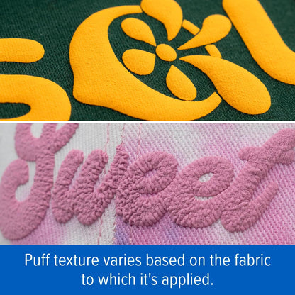 Stahls’ Puff HTV, Cad-Cut Heat Transfer Vinyl, 12” X 18Ft, Soft Puff Touch, Bold Colors, Wide Selection, Lab Tested 25+ Washes, Vinyl Cutter Compatible, Laser Cutter Safe, Easy Apply – Red