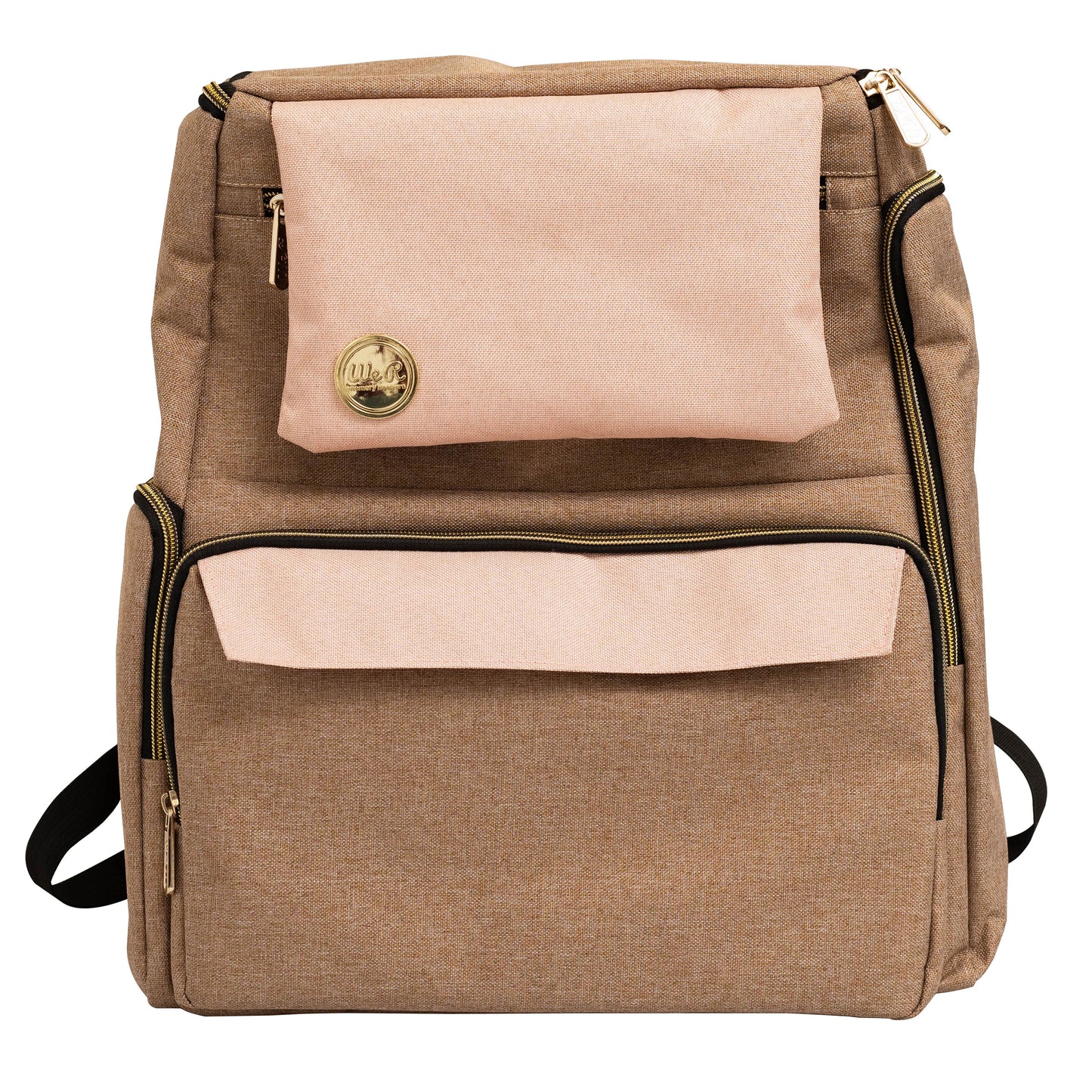 Crafter'S Backpack-Taupe & Pink