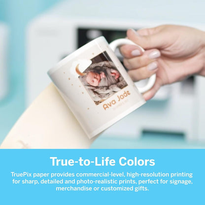Sawgrass Truepix Sublimation Paper - 8.5 X 11 Inches, 100 Sheets, Heat Transfer Paper for SG500 & SG1000 Sublimation Printers - Works on Hard & Soft Substrates - Vivid Colors