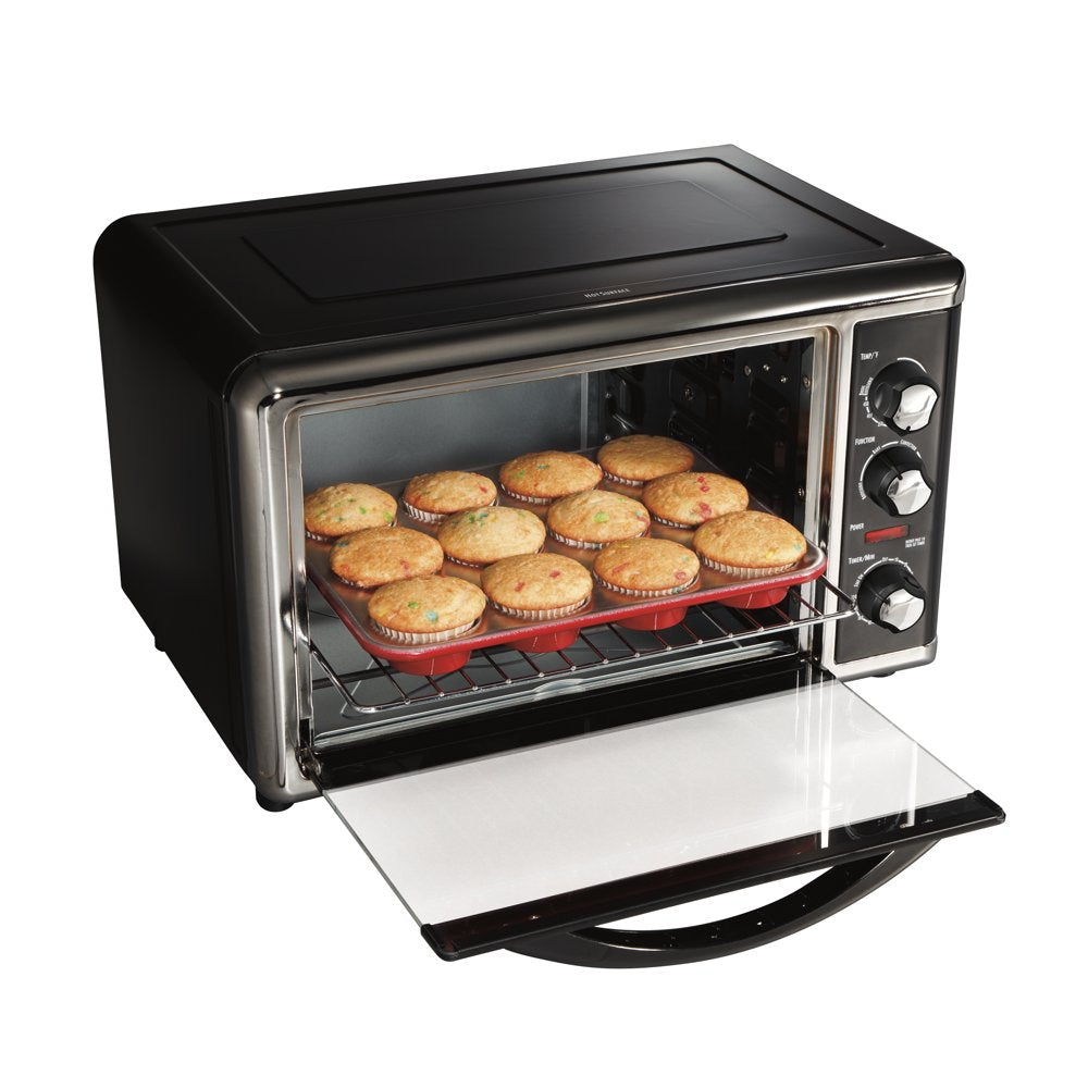 Countertop Oven with Convection and Rotisserie, Baking, Broil, Extra Large Capacity, Silver, 31100D