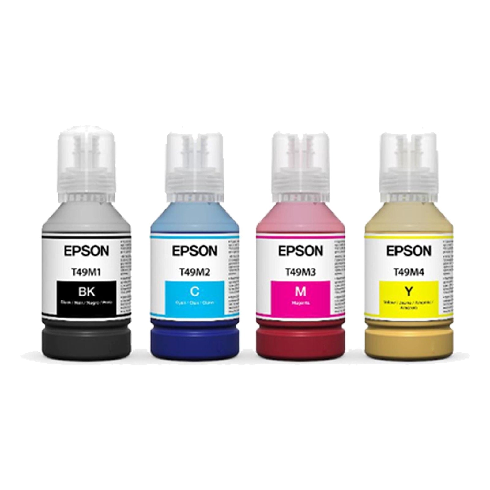 Epson Ink Set for F170 & F570 - 4 Pack with 300 Sheets of Sublimation Paper