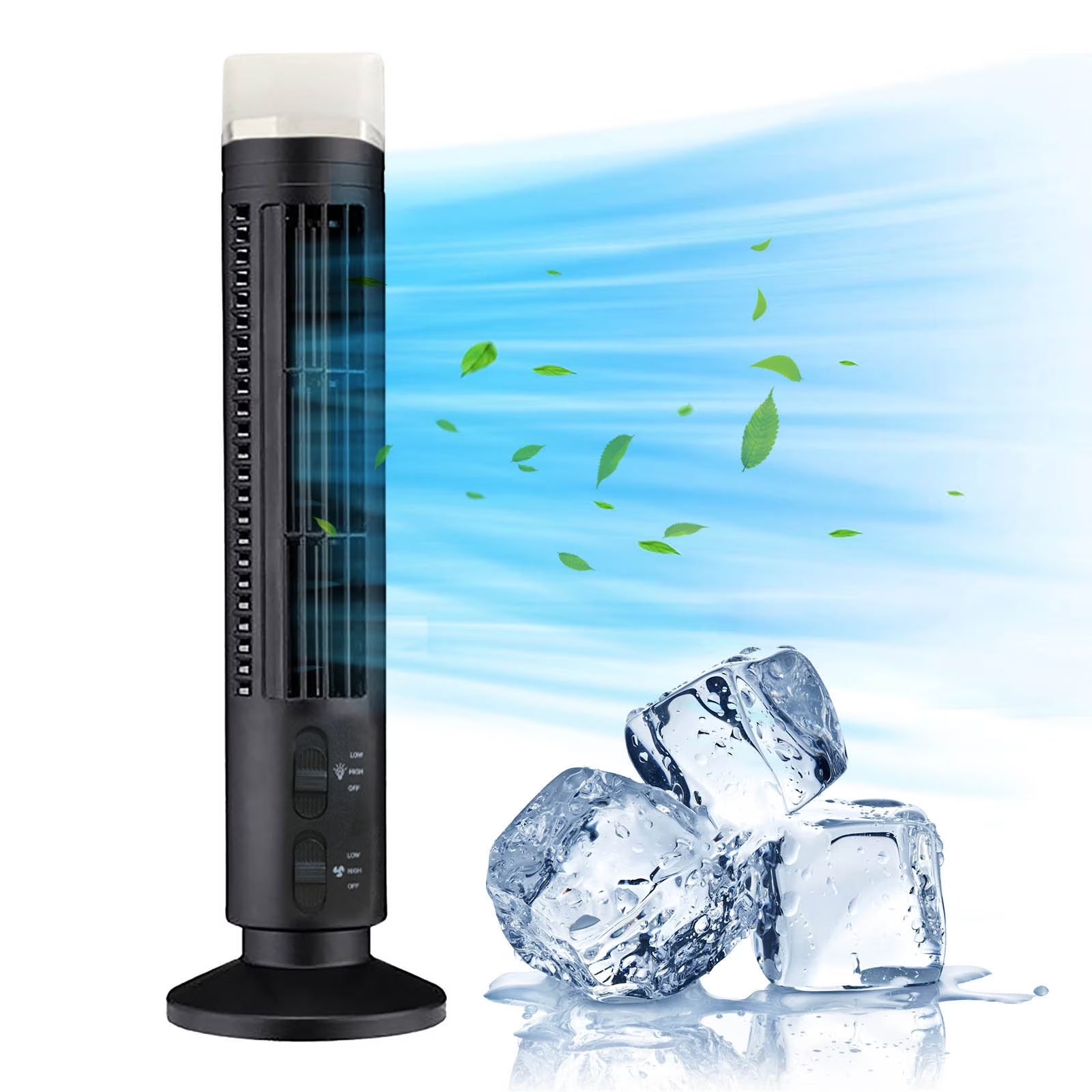 Fan on Clearance,Bedroom Fan for Cooling and Sleep,Standing Fan under 30 Quiet Fan for Home Mini Vertical Air Conditioner