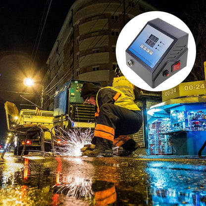 110V/220V Digital Control Box Press Machine Temperature Control Box Heat Transfer Printer Temp Controller 1300W High Accuracy Sensors