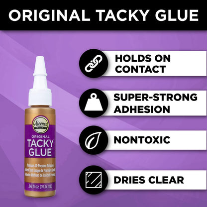 Aleene'S Original Tacky Glue, Perfect for Crafts and DIY Projects, Dries Fast and Clear, .66 Fl Oz 3-Pack