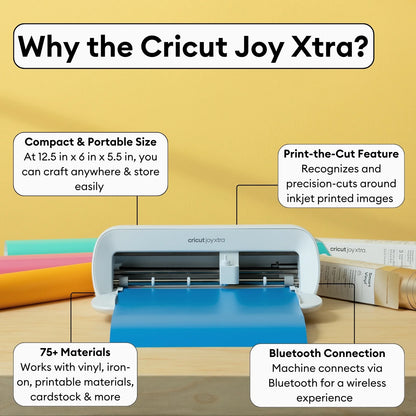 Cricut Joy Xtra Sticker and Vinyl Starter Bundle Set