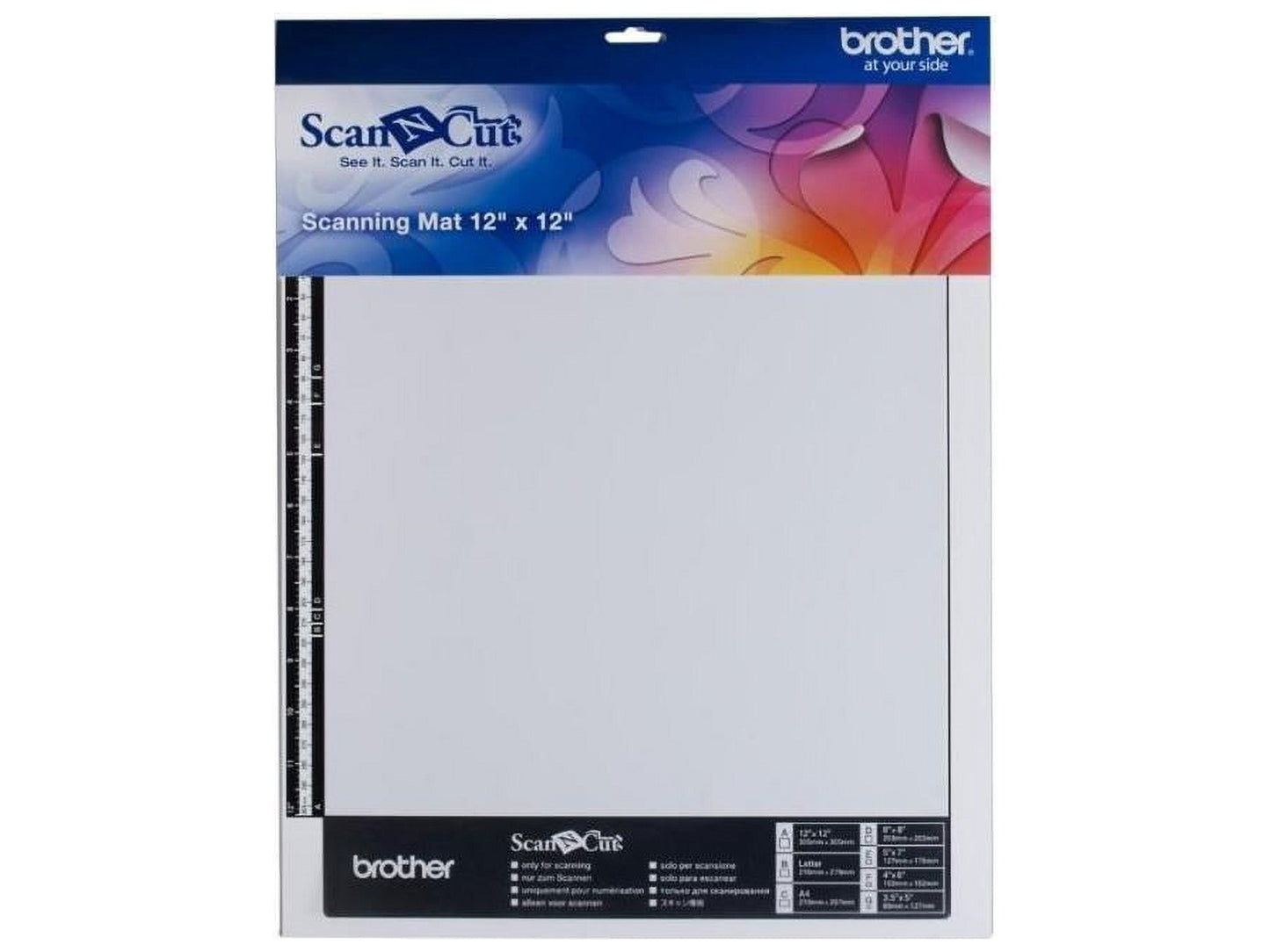 Scanncut Mat CAMATS12, 12" X 12" Scanning Mat, Non-Tack to Convert Materials into Custom Designs ( Packaging May Vary )
