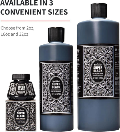 Super Black India Ink, 2-Ounce Jar