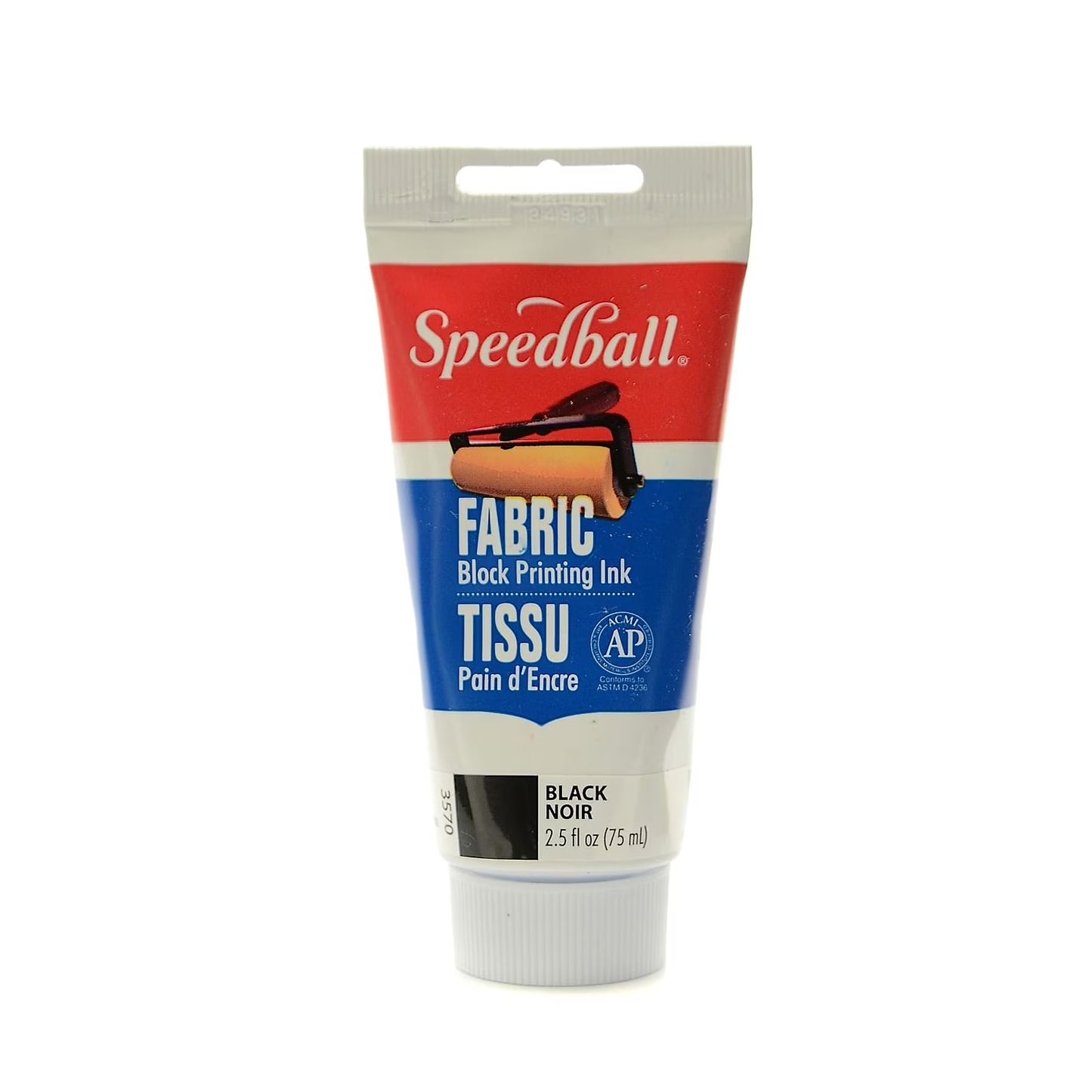 Block Printing Fabric Ink 2.5 Oz. Black [Pack of 2] (01364-PK2)