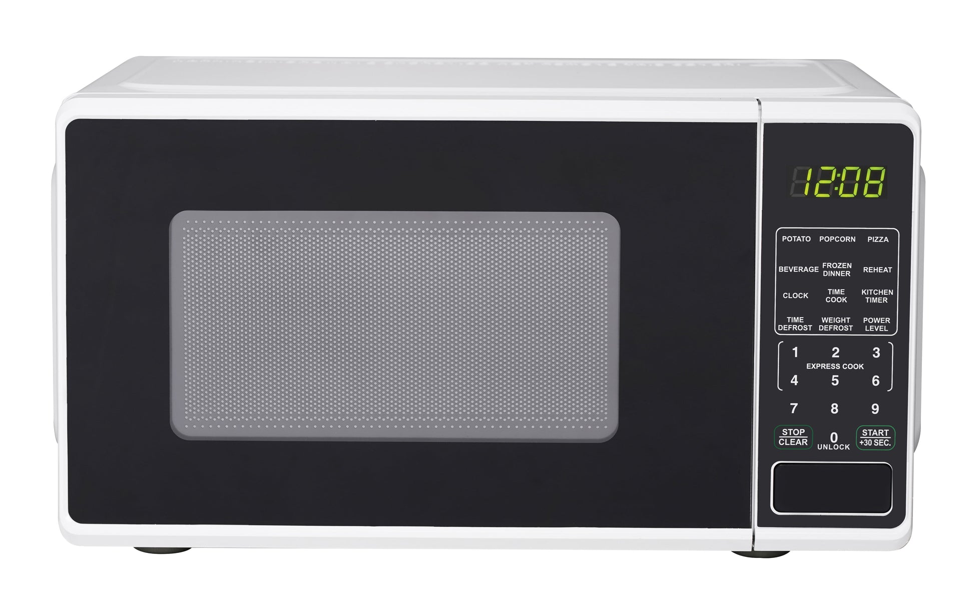0.7 Cu Ft Countertop Microwave Oven, 700 Watts, White