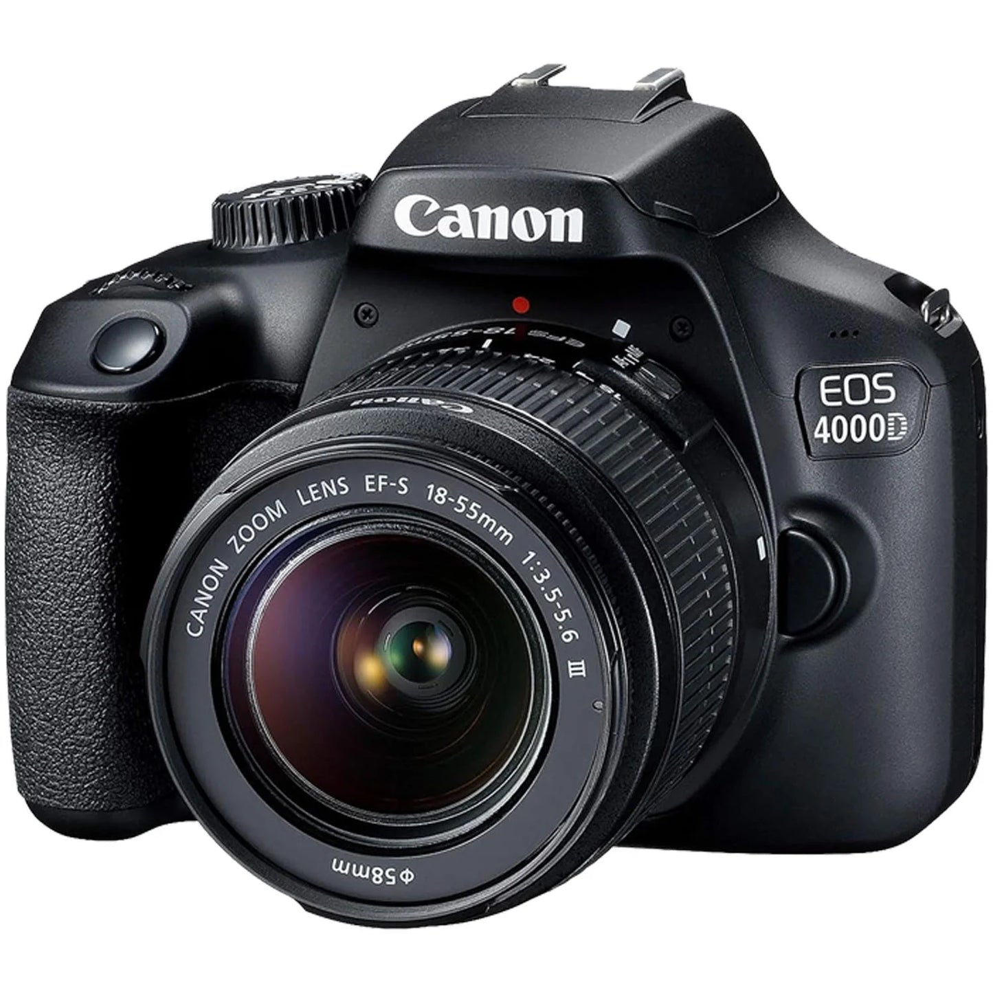 Canon EOS 4000D / Rebel T100 DSLR Camera Canon EF-S 18-55Mm F/3.5-5.6 DC III Zoom, EF 75-300Mm F/4-5.6 III and 420-800Mm F/8.3 HD Lens + 128 GB Memory + Filters + More (34Pc Bundle)