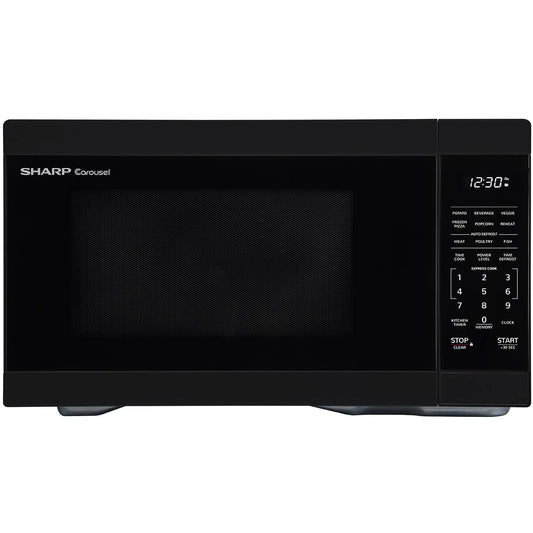 1.1-Cu. Ft. Countertop Microwave Oven in Black
