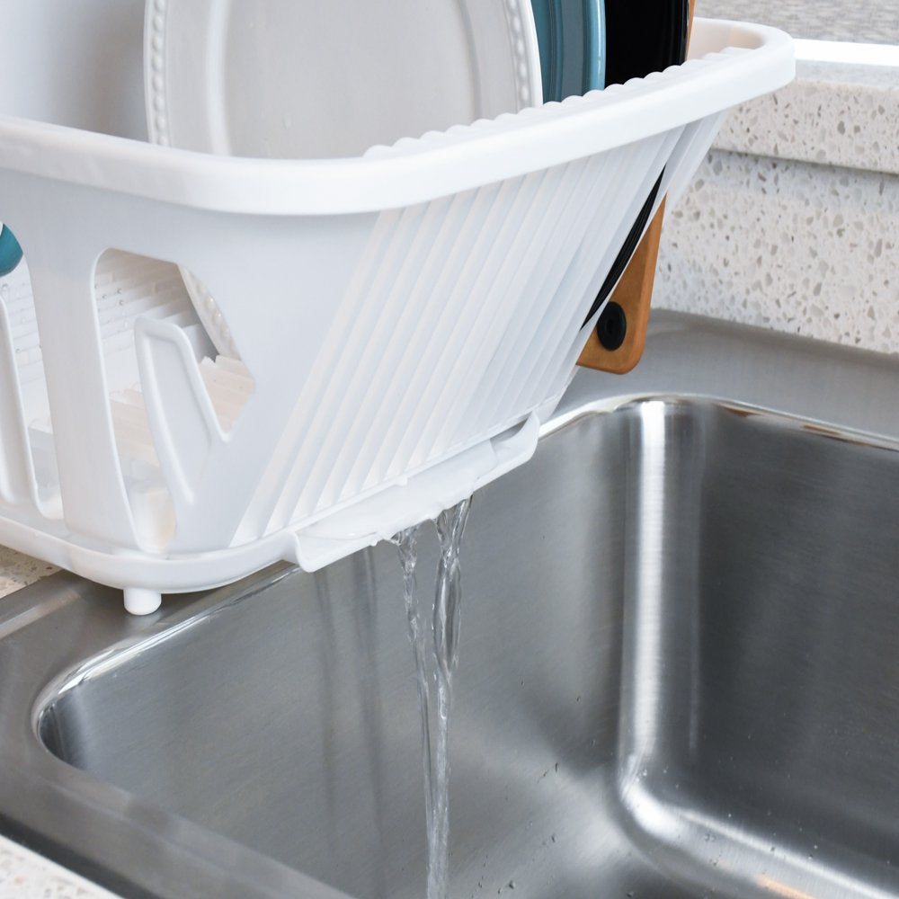 2-Piece Plastic Sink Set with Slide-Out Drip Tray (Multiple Colors)