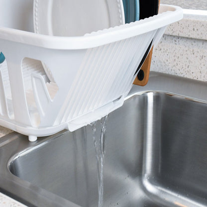2-Piece Plastic Sink Set with Slide-Out Drip Tray (Multiple Colors)