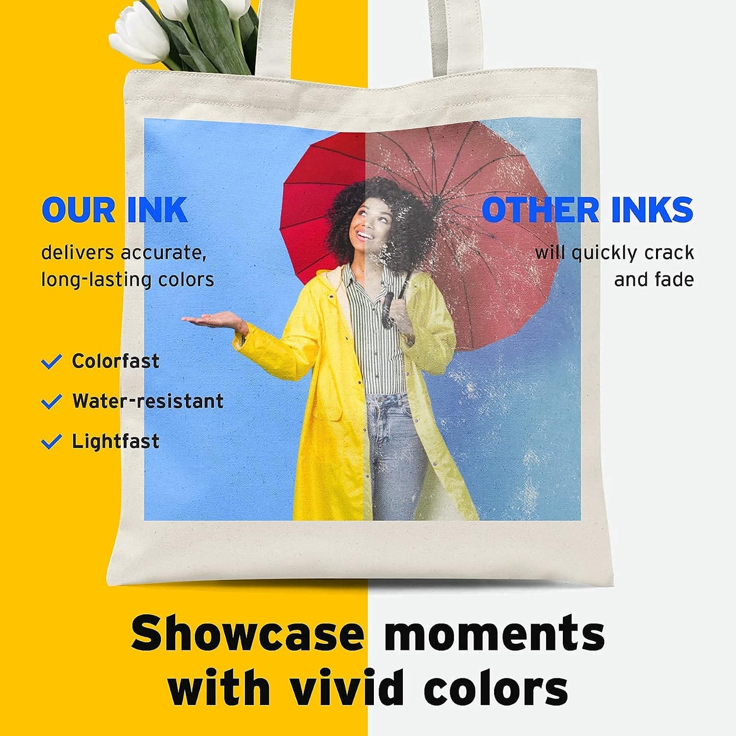 Printers Jack 400ML Sublimation Ink for Epson C88 C88+ WF7710 ET2720 ET4700 ET15000 ET2760 ET2750 WF7820 Inkjet Printers Heat Press Transfer on Mugs, Plates, Polyester Shirts, Phone Cases Etc