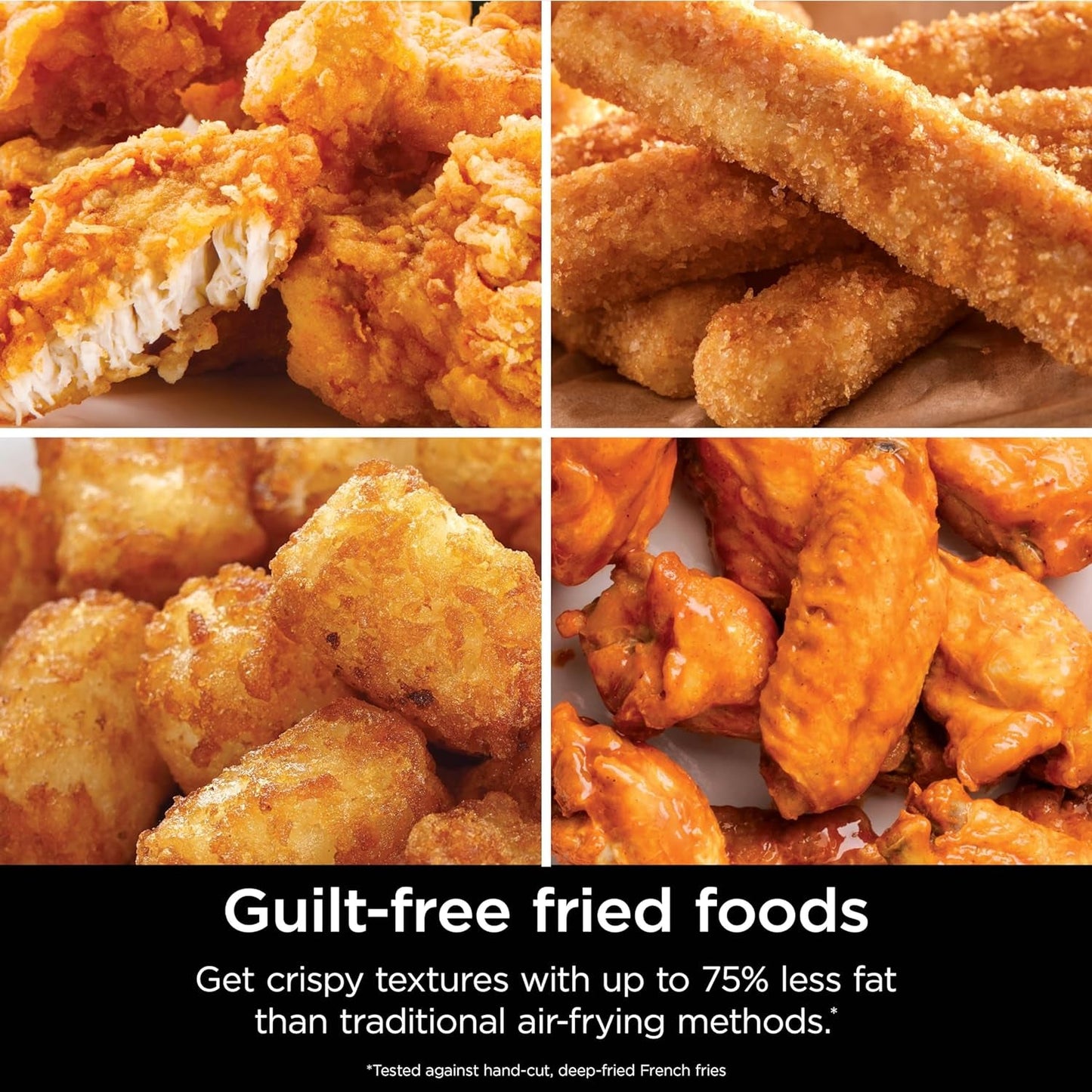 Ninja | Air Fryer | 4-In-1 Pro Air Fry, Roast, Reheat, Dehydrate | 5QT Capacity Fits up to 4Lbs of French Fries | 400F Max Temp | Nonstick Basket & Crisper Plate | 120V | Grey | AF141