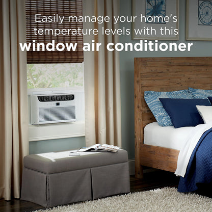 6,000 BTU Window Room Air Conditioner up to 250 Sq Ft, White