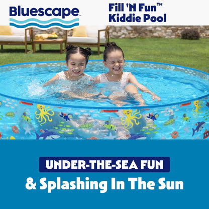 round Multi-Color Above-Ground Kiddie Pool 6' X 15"