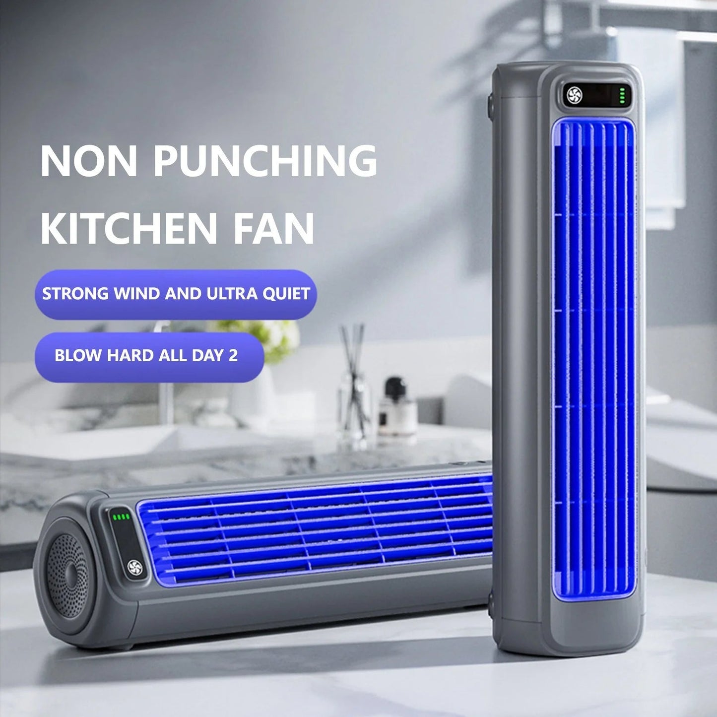 Sherum Cooling Ace, 2025 New Cooling Ace Air Conditioner, Compact, Portable ＆ Convenient Desktop Tower Fan with Three Speed Settings and Silent Operation for Kitchen, Bedroom, Outdoor Picnic (Gray)