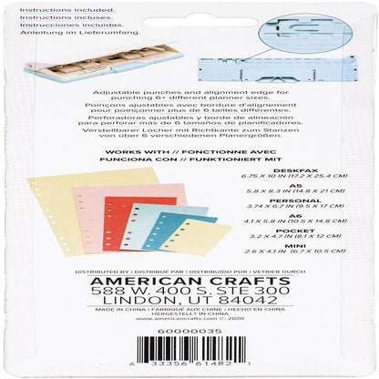 6 Hole Punch-Planner