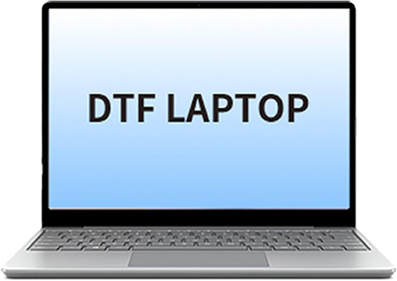 A3 DTF Printer R1390 with Laptop for Beginner, A3 13" DTF Transfer Printing Machine for DIY Print T-Shirts Apparel with White Ink Systems Includes Consumable, Laptop (Remote Installation)