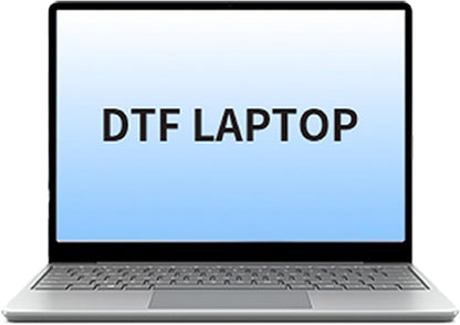 A3 DTF Printer R1390 with Laptop for Beginner, A3 13" DTF Transfer Printing Machine for DIY Print T-Shirts Apparel with White Ink Systems Includes Consumable, Laptop (Remote Installation)