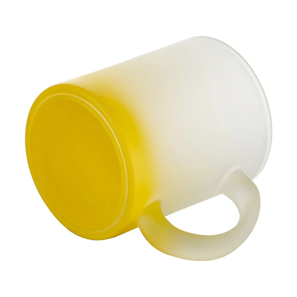 HPN Sublicraft 11 Oz. Color Gradient Sublimation Glass Mug - 36 per Case