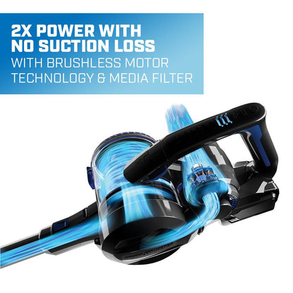 20-Volt Cordless Stick Vacuum with Brushless Motor Technology, (1) 4.0Ah Lithium-Ion Battery