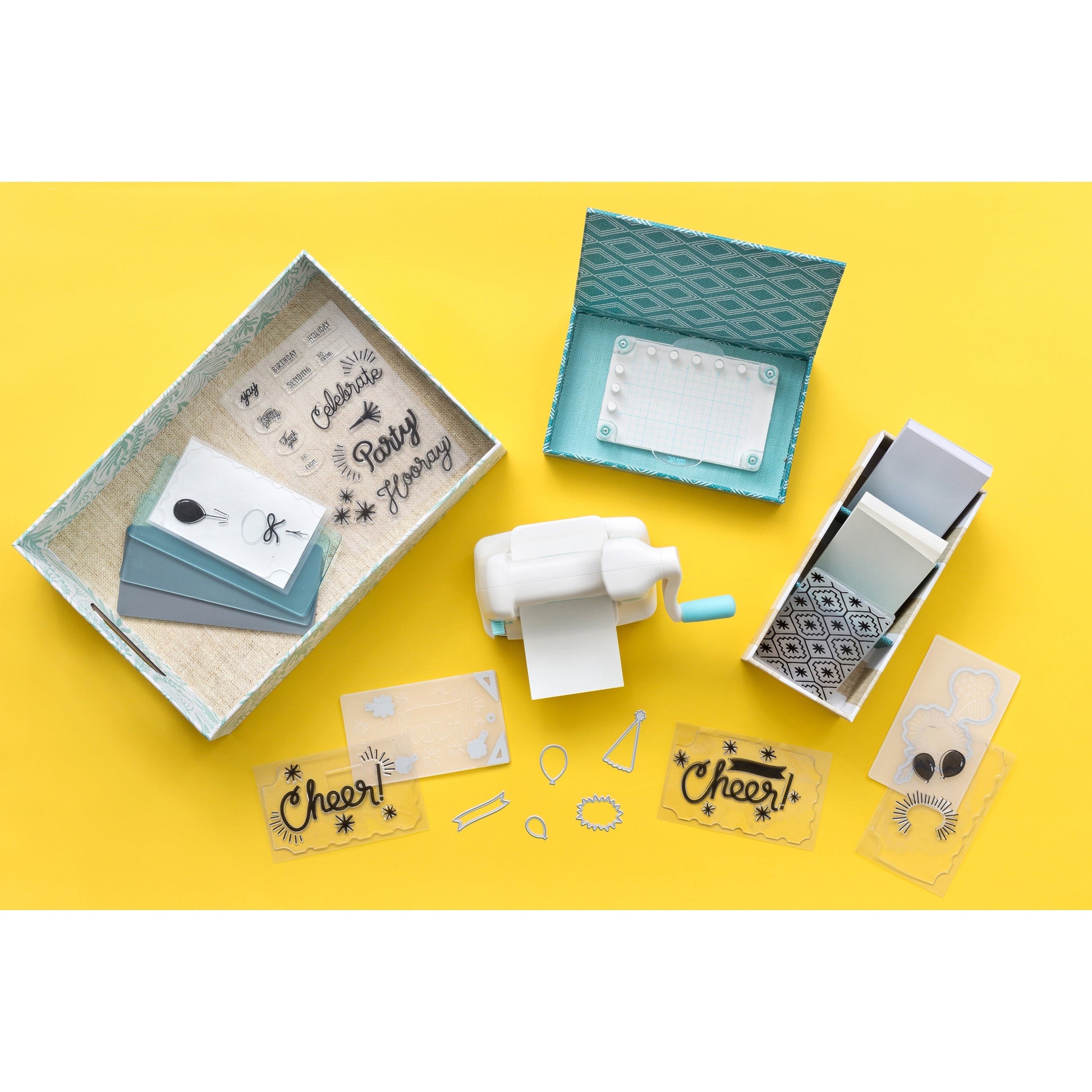 We R Memory Keepers WR636107 Mini Evolution Die Cut Machine & Stamping Kit