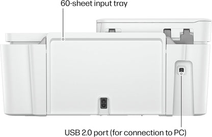HP Deskjet 4255E Wireless All-In-One Color Inkjet Printer, Scanner, Copier, Best-For-Home, 3 Month Instant Ink Trial Included. This Printer Is Only 2.4 Ghz Capable. Ai-Enabled (588S6A)
