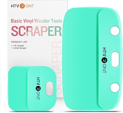 Vinyl Scraper - 2Pack Scraper Tools for Vinyl, Craft Weeder Vinyl Tool Kit Basic Tool-Scraper for Vinyl