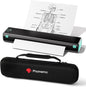 Phomemo Portable Printers Wireless for Travel - Bluetooth Thermal Printer Supports 8.5" X 11" Letter, Inkless Printer Compatible with Phone Laptop for Home Use Car School Office, Come with Carry Case
