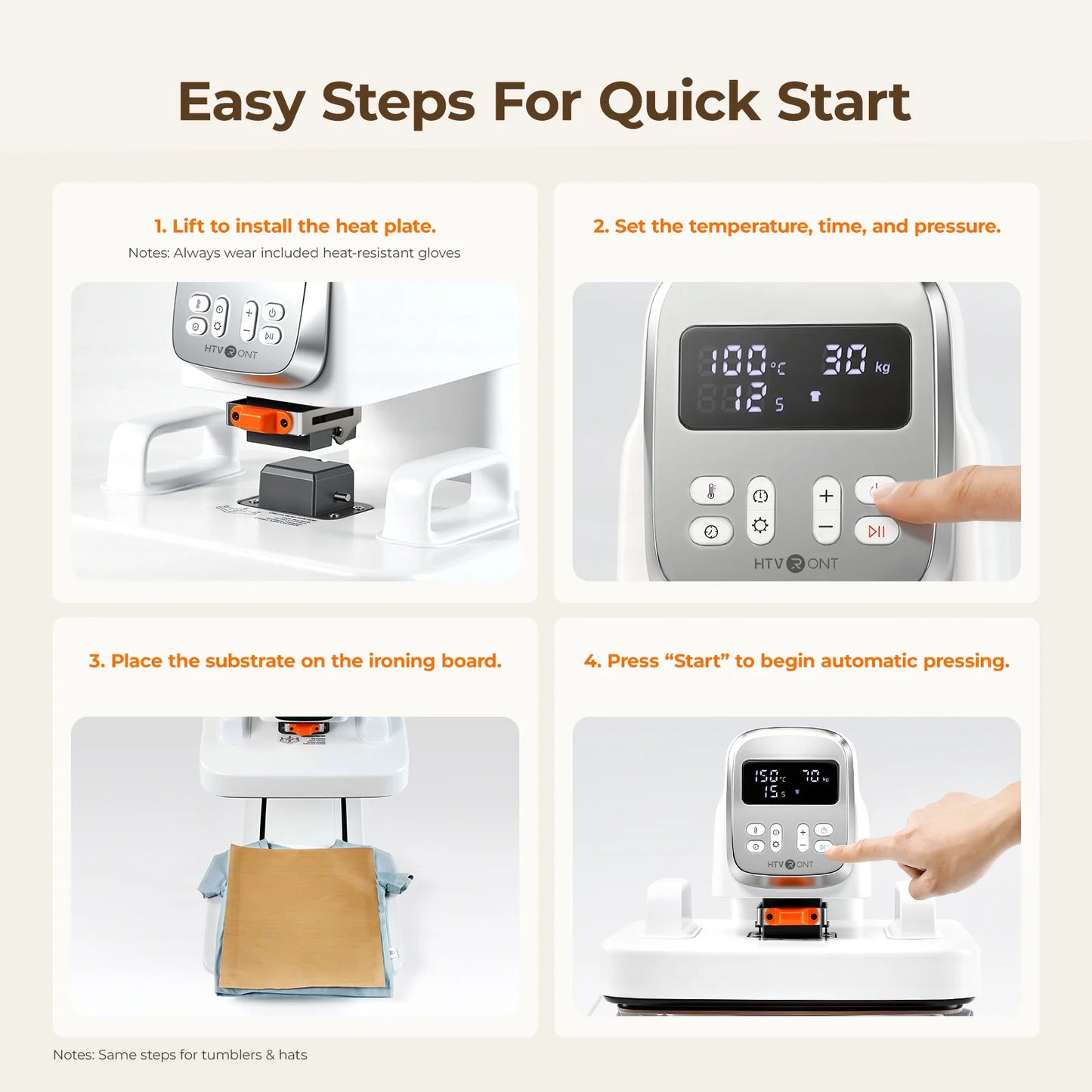 【Pre-Order】 HTVRONT A100 Auto Multi Heat Press