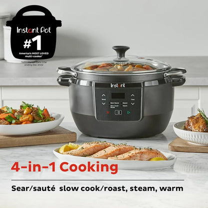 Instant Superior Cooker Chef Series 7.5 Qt Slow Cooker and Multicooker, from Makers of