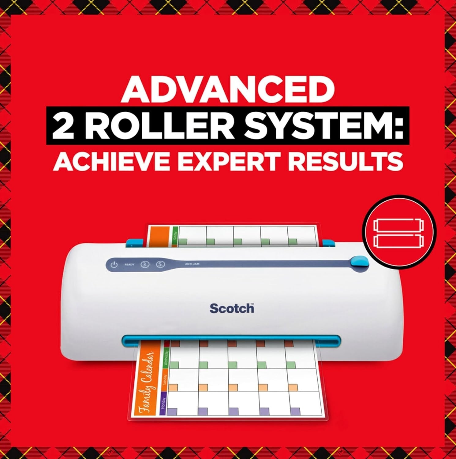 Scotch PRO Thermal Laminator and Pouch Bundle, 2 Roller System, Never Jam Technology Automatically Prevents Misfed Items (TL906) with Scotch Thermal Laminating Pouches, 200-Pack (TP3854-200)