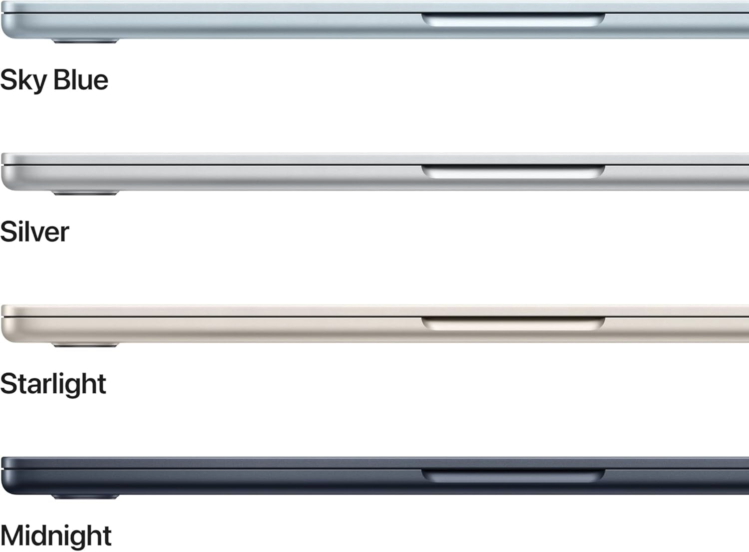 Apple 2026 Macbook Air 13-Inch Laptop with M5 Chip: Built for AI, 13.6-Inch Liquid Retina Display, 16GB Unified Memory, 1TB SSD, 12MP Center Stage Camera, Touch ID, Wi-Fi 7; Midnight