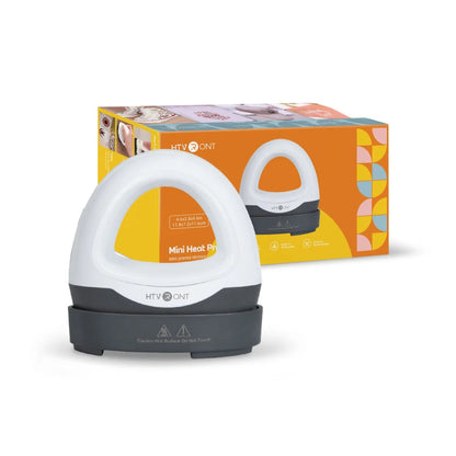 HTVRONT Mini Heat Press Machine, Portable Iron Press for Heating Transfer Objects