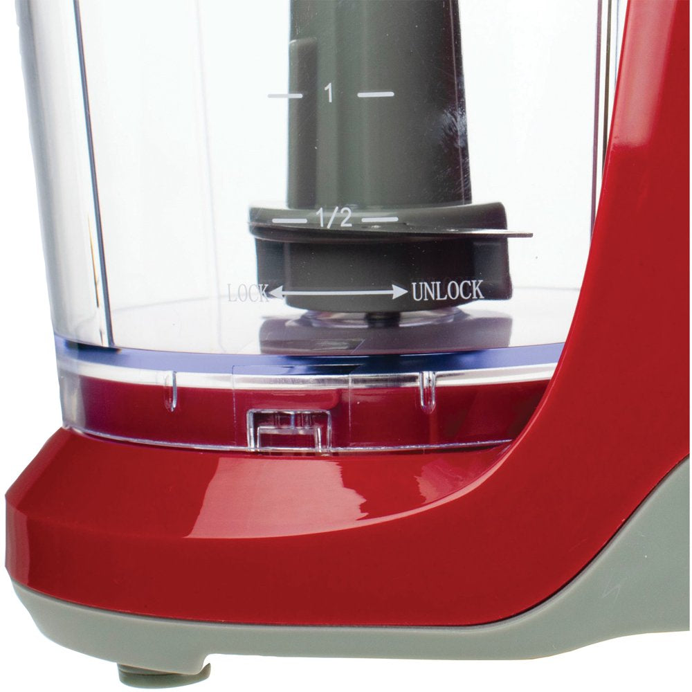 MC-109R 1.5 Cup Mini Food Chopper, Red